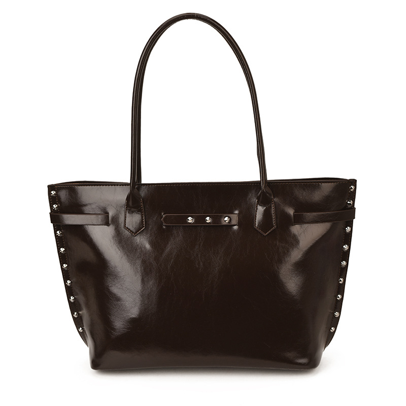 Retro torbica od umjetne kože s velikim kapacitetom, 2025 novi model za žene, torba preko ramena i tote