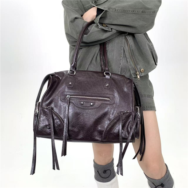 Ženska torbica za rame u Y2K retro stilu s nitima, velika zapremina, crossbody