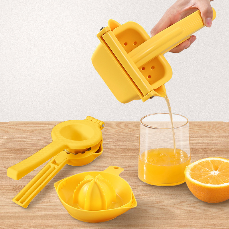 Storcător de fructe din plastic, presă manuală pentru sucuri proaspete, lămâie și portocale
