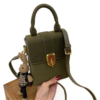 Niche moda retro patchwork torbica preko ramena s džepom za telefon, mala kvadratna torbica s dojmom luksuza