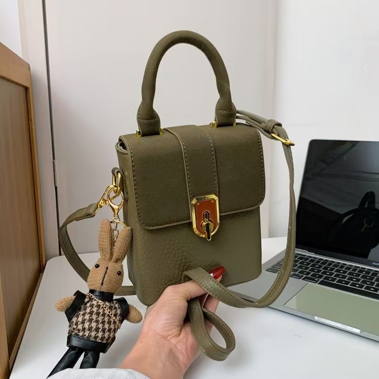 Niche moda retro patchwork torbica preko ramena s džepom za telefon, mala kvadratna torbica s dojmom luksuza