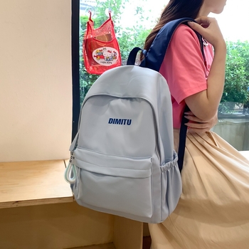Unisex ruksak za školu velikog kapaciteta – Mori šumski stil, Harajuku nadahnut minimalističkim dizajnom