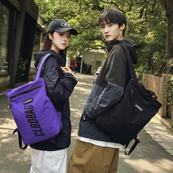 Harajuku stil unisex ruksak od najlona, vodootporan za školu i putovanja, inspiriran streetwearom.