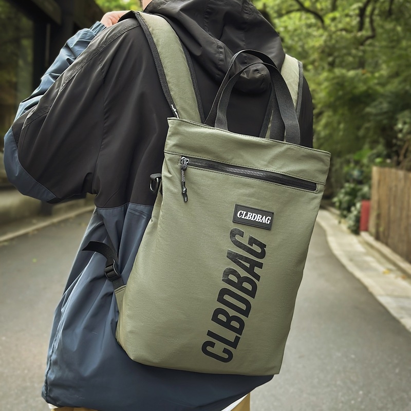 Harajuku stil unisex ruksak od najlona, vodootporan za školu i putovanja, inspiriran streetwearom.