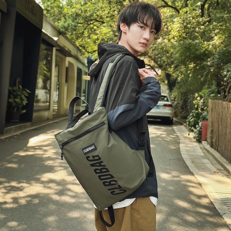Harajuku stil unisex ruksak od najlona, vodootporan za školu i putovanja, inspiriran streetwearom.