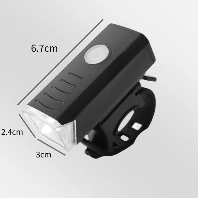 Prednje svjetlo za bicikl 2255 s LED vodootpornim stražnjim svjetlom USB komplet za planinski bicikl