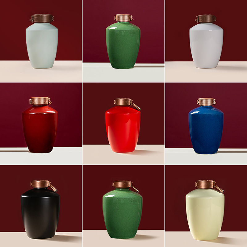 Vas ceramic pentru vin, sigilat, pentru uz casnic