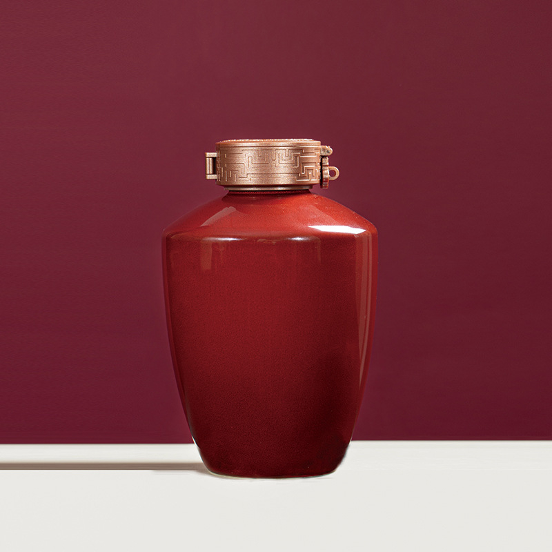Vas ceramic pentru vin, sigilat, pentru uz casnic