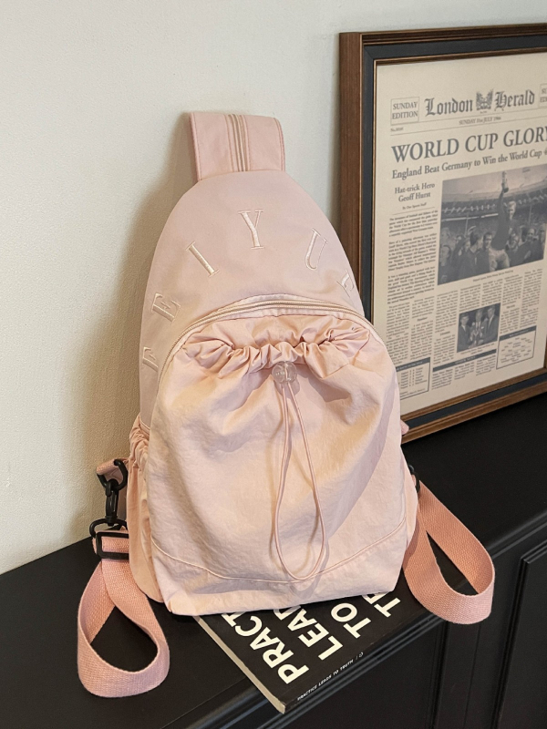 ZIIN ženski ruksak inspiriran Harajuku stilom, minimalistički dizajn, jednobojni platneni ruksak za laptop i putovanja, velika kapaciteta, vodootporan, unutarnja džep sa zipom