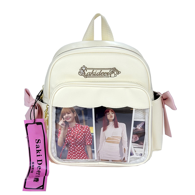 Korejska INS slatka Ita torba – Harajuku stil, mini PU kožna torba za ruksak i crossbody torba