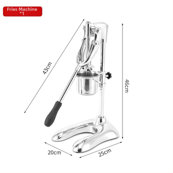 Presă manuală pentru cartofi pai lungi – uz comercial