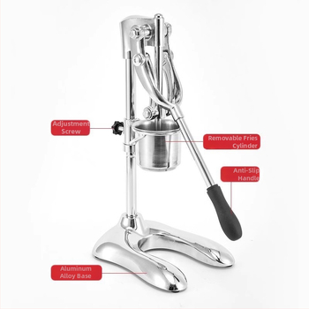 Presă manuală pentru cartofi pai lungi – uz comercial