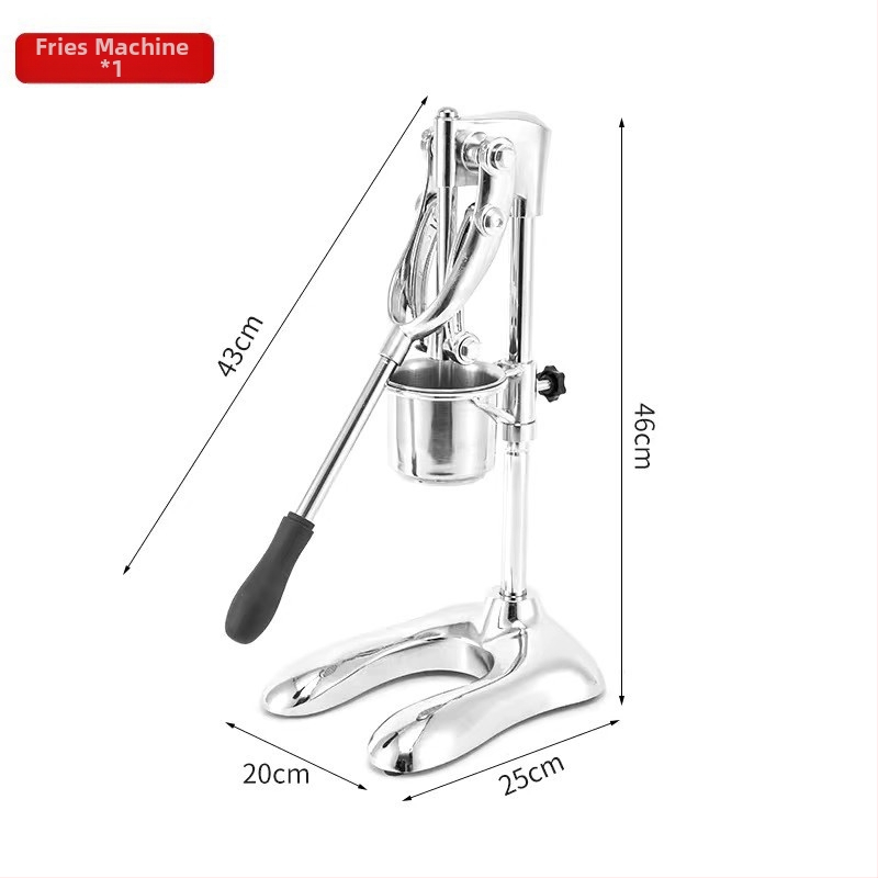 Presă manuală pentru cartofi pai lungi – uz comercial