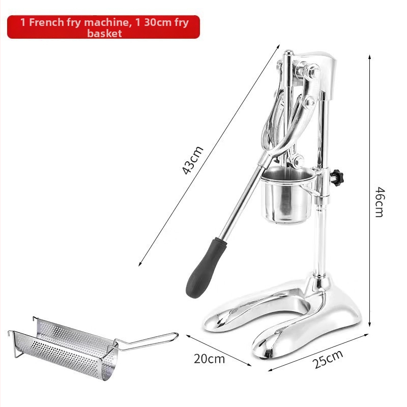 Presă manuală pentru cartofi pai lungi – uz comercial