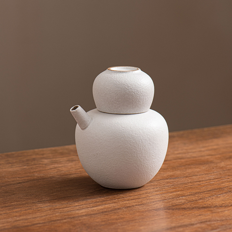 Dispenser ceramic japonez pentru sake și vin, stil retro