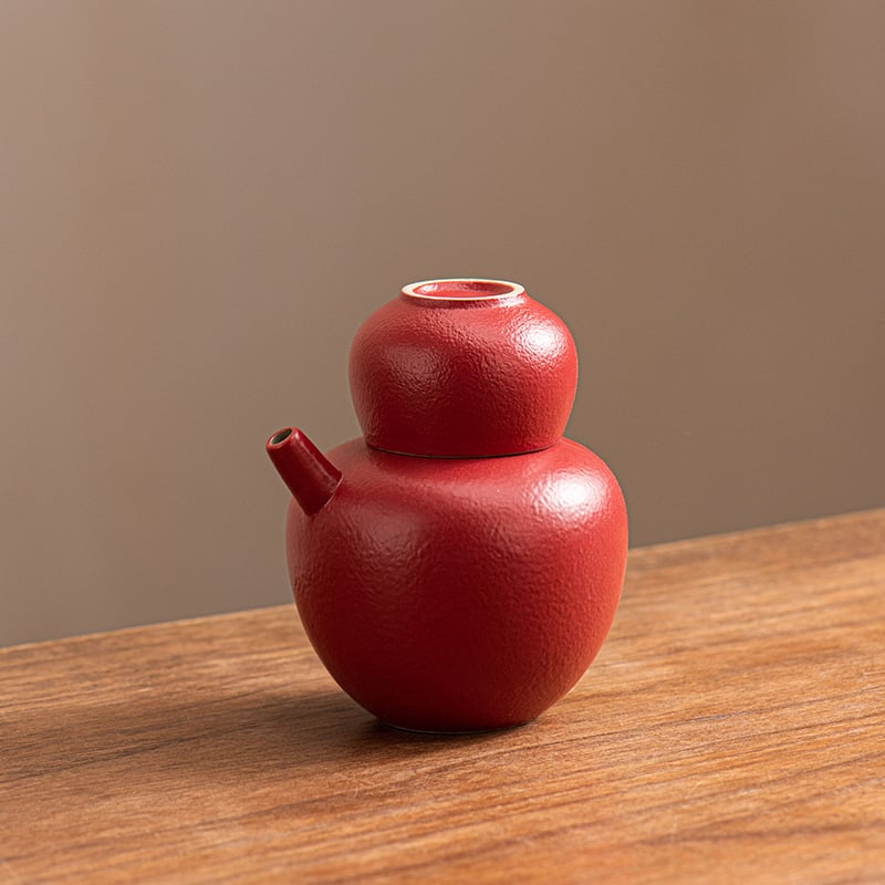 Dispenser ceramic japonez pentru sake și vin, stil retro