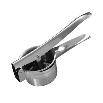 Presă manuală pentru cartofi din oțel inoxidabil, zdrobitor pentru cartofi și fructe, 27 × 10 cm