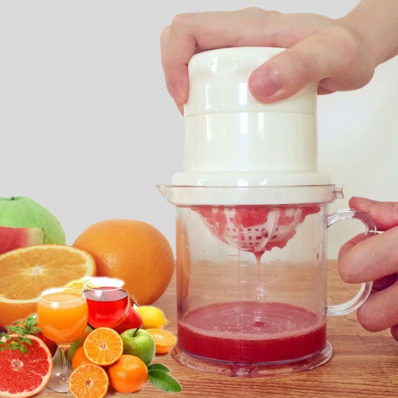 Storcător manual multifuncțional pentru uz casnic, storcător de fructe compact și extractor de suc, presă de portocale