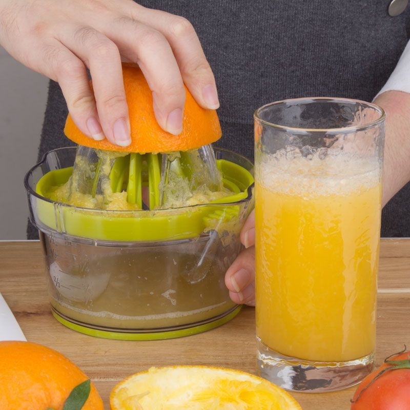 Storcător manual multifuncțional pentru uz casnic, storcător de fructe compact și extractor de suc, presă de portocale
