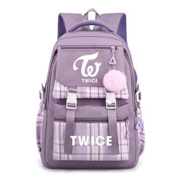 Ruksak Twice Merchandise, unisex, najlon, kapacitet 20–35 L, za slobodno vrijeme i putovanja, pogodan za 13-inčni prijenosnik