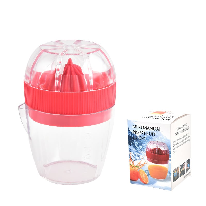 Presă manuală din plastic pentru lămâi, pentru uz casnic, mini ceașcă de suc din fructe, realizată manual