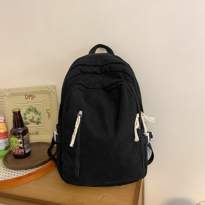 Ženski školski ruksak, lagan, retro stil, vodootporan, kapacitet ispod 20L, kompatibilan s 8-inčnim prijenosnikom, svakodnevna upotreba, jesen–zima