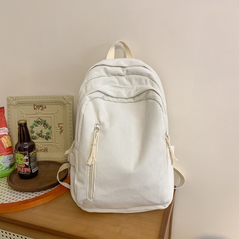 Ženski školski ruksak, lagan, retro stil, vodootporan, kapacitet ispod 20L, kompatibilan s 8-inčnim prijenosnikom, svakodnevna upotreba, jesen–zima
