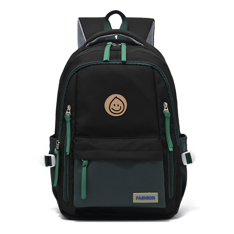 Ruksak s dizajnom color-block u korejsko-japanskom stilu, unisex, 20–35 L, za 14-inčni prijenosno računalo, svakodnevna uporaba