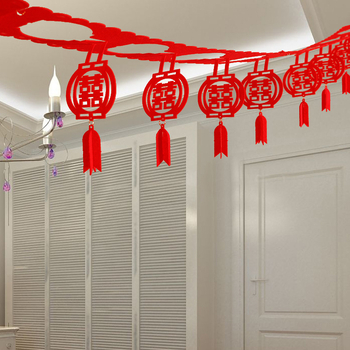 Set de decor pentru nuntă pentru casă: decorațiuni creative pentru cameră, materiale nețesute, panglici, ghirlande și felinare