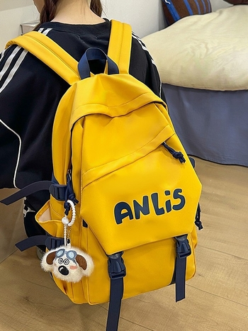 Harajuku Ulzzang ruksak u stilu fakulteta, unisex, za 14-inčni laptop, 20–35 L, najlon, školski ruksak