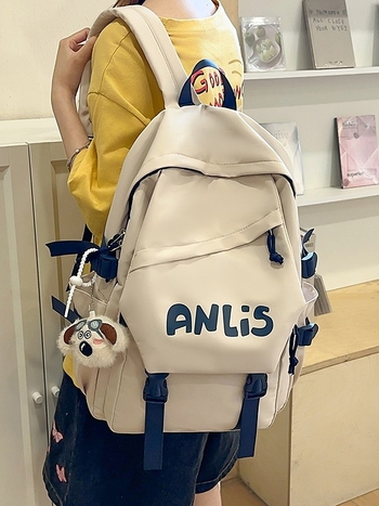 Harajuku Ulzzang ruksak u stilu fakulteta, unisex, za 14-inčni laptop, 20–35 L, najlon, školski ruksak