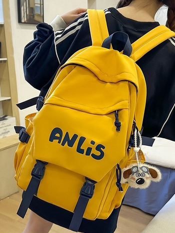 Harajuku Ulzzang ruksak u stilu fakulteta, unisex, za 14-inčni laptop, 20–35 L, najlon, školski ruksak