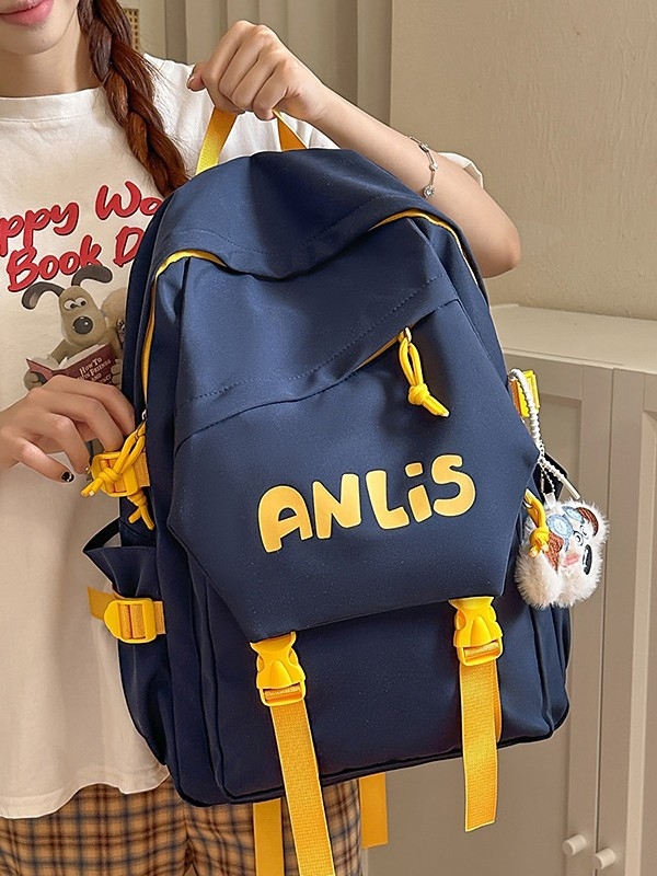 Harajuku Ulzzang ruksak u stilu fakulteta, unisex, za 14-inčni laptop, 20–35 L, najlon, školski ruksak
