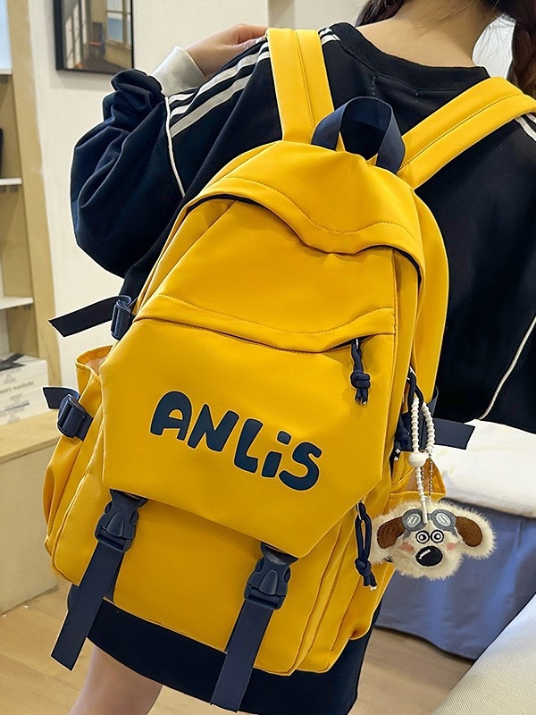 Harajuku Ulzzang ruksak u stilu fakulteta, unisex, za 14-inčni laptop, 20–35 L, najlon, školski ruksak