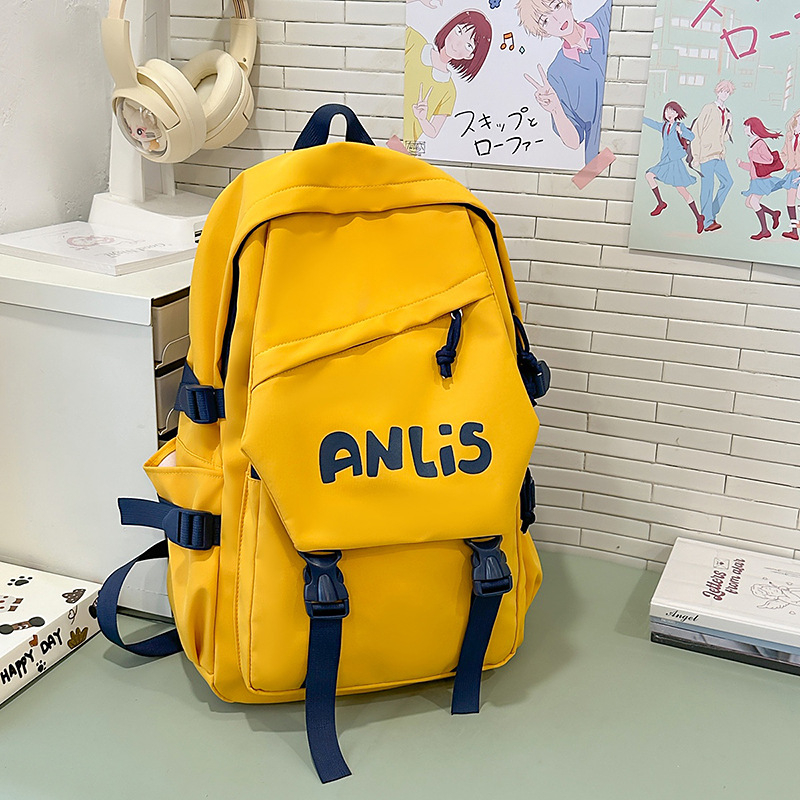 Harajuku Ulzzang ruksak u stilu fakulteta, unisex, za 14-inčni laptop, 20–35 L, najlon, školski ruksak