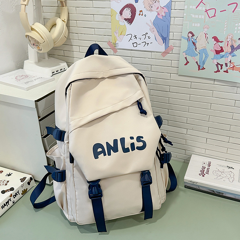 Harajuku Ulzzang ruksak u stilu fakulteta, unisex, za 14-inčni laptop, 20–35 L, najlon, školski ruksak