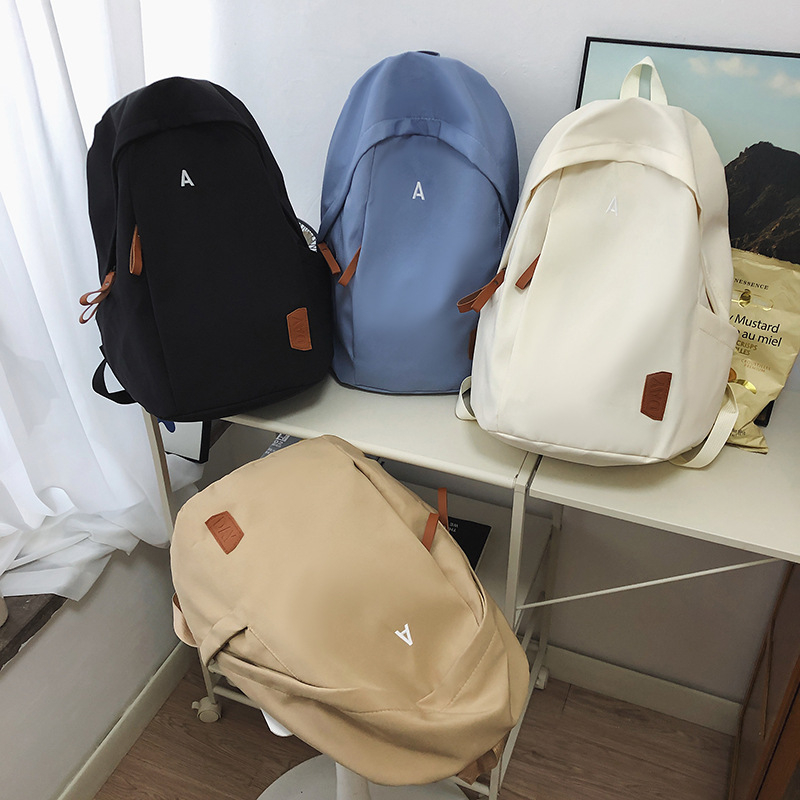 Unisex nylon ruksak za školu, 20–35 L, vodootporan, korejski stil Harajuku inspiriran, za 10-inčni prijenosnik, Zima 2023