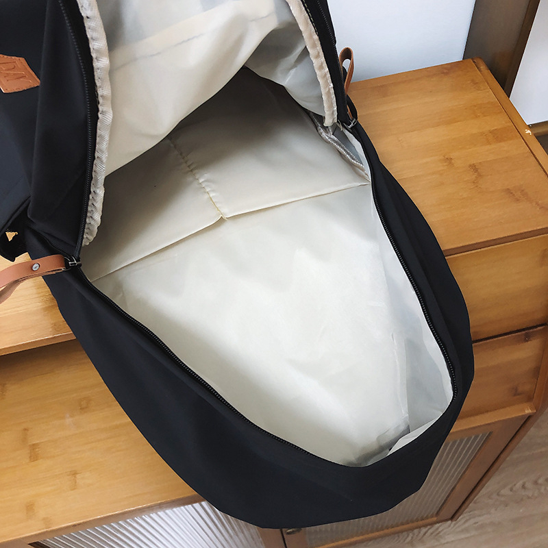 Unisex nylon ruksak za školu, 20–35 L, vodootporan, korejski stil Harajuku inspiriran, za 10-inčni prijenosnik, Zima 2023