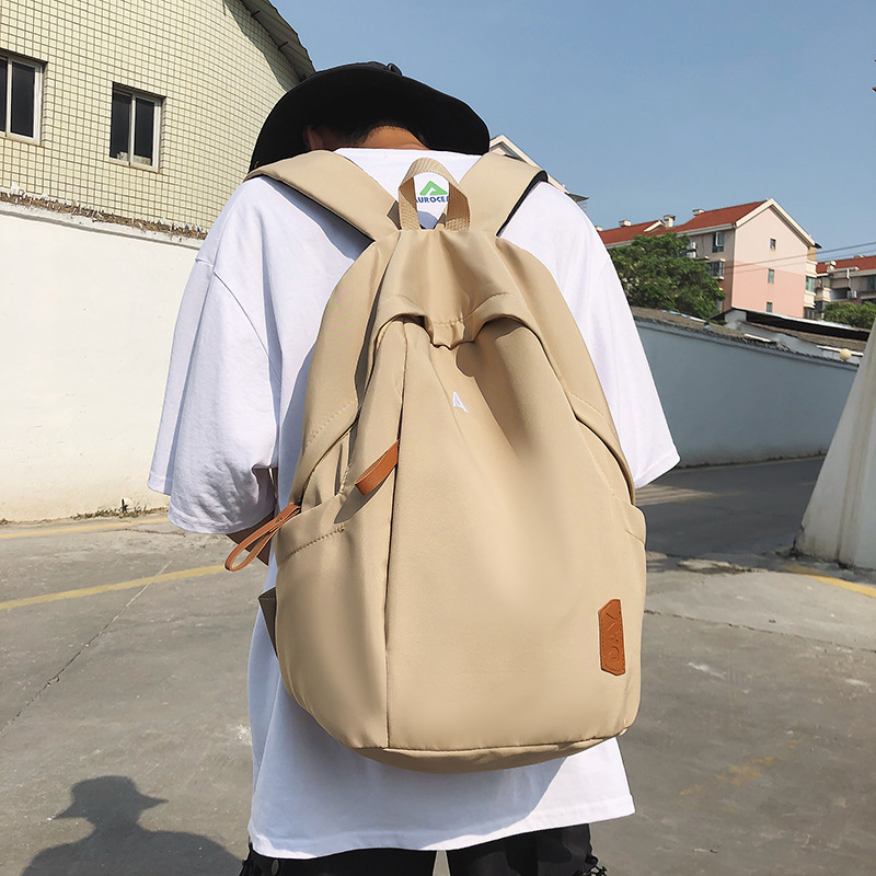 Unisex nylon ruksak za školu, 20–35 L, vodootporan, korejski stil Harajuku inspiriran, za 10-inčni prijenosnik, Zima 2023