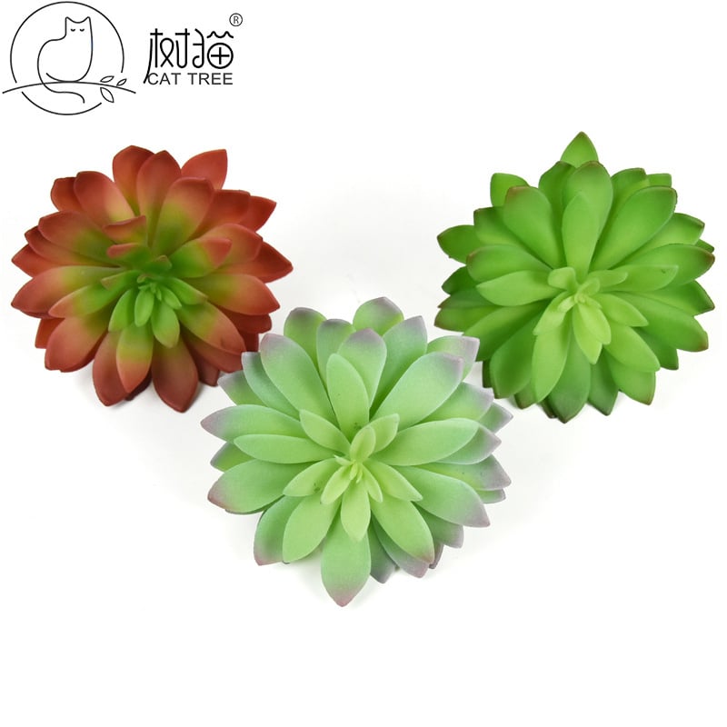 Mică plantă artificială, lotus în formă de palmier, decor pentru birou