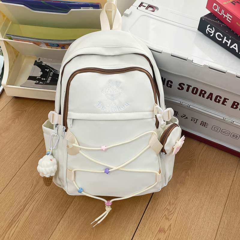 Unisex ruksak inspiriran Harajuku i korejskim stilom, velik kapacitet 20–35 L, najlon, vodootporan, za školu, za 15-inčni prijenosnik