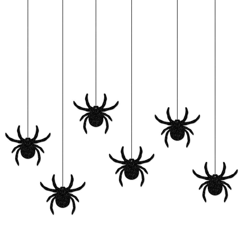 Decorațiune de Halloween cu lilieci și păianjeni — ghirlande suspendate