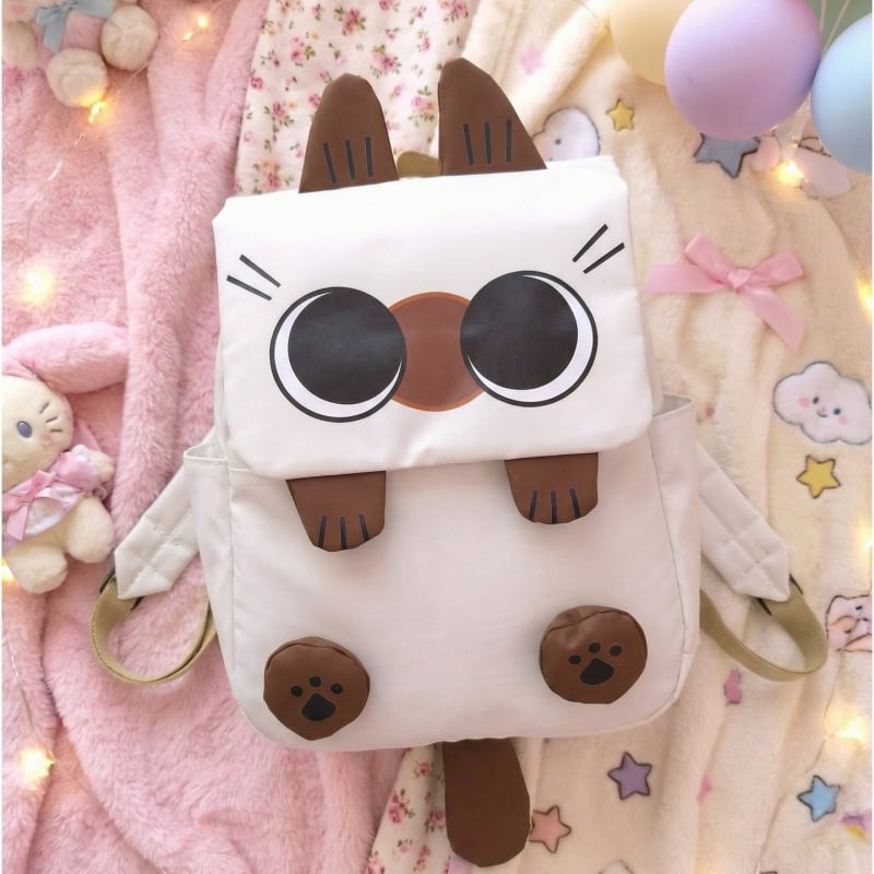 Nova INS stil ruksak s motivom siamske mačke, korejski i Harajuku utjecaji, za djevojčice, školska torba