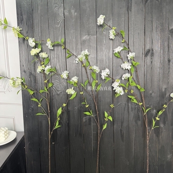 Flori artificiale de mătase pentru fundal de nuntă – decor floral pentru perete, holul hotelului