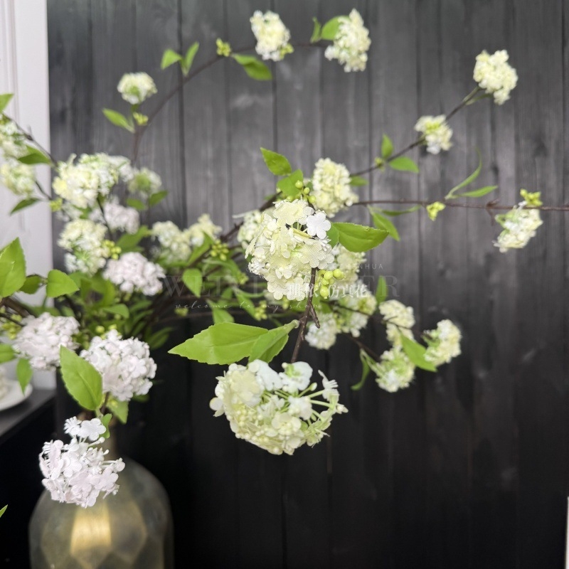 Flori artificiale de mătase pentru fundal de nuntă – decor floral pentru perete, holul hotelului