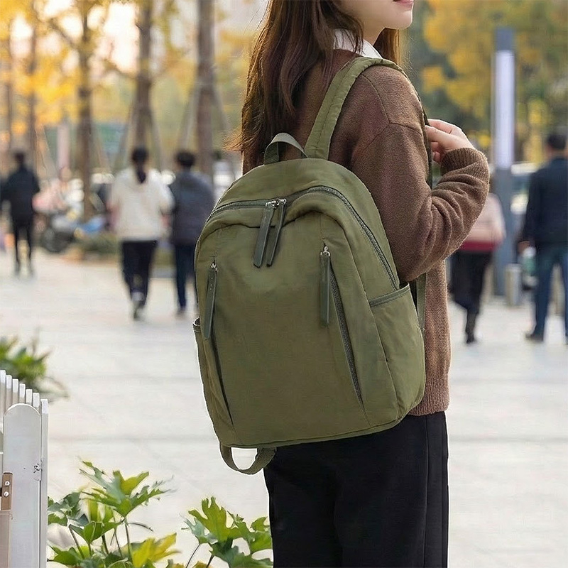 2026 novi ruksak u korejskom stilu, umjetnički minimalistički dizajn, jednobojni, za studente, svestran školski i putni ruksak