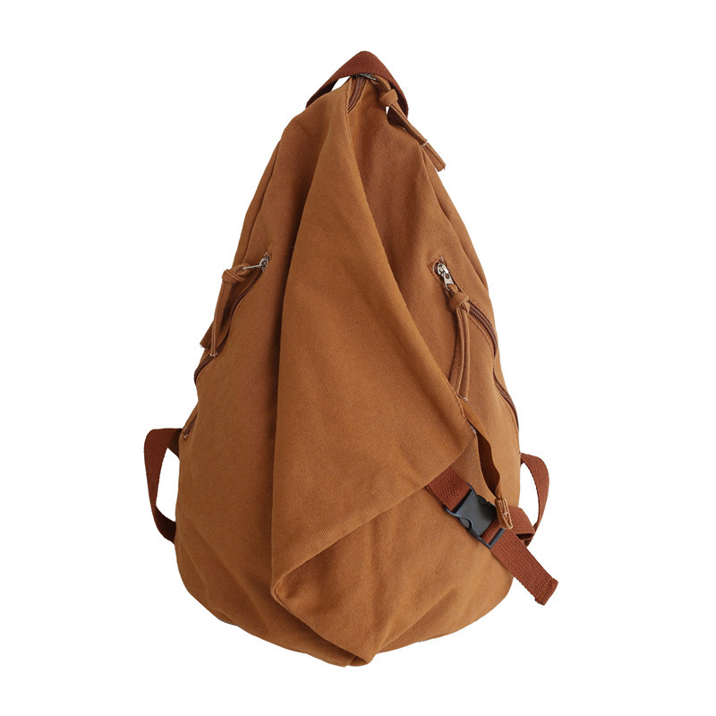 Ruksak u japanskom stilu, velika kapaciteta 20–35 L, 2023. model, unisex, casual streetwear, jednobojan platneni ruksak, za 14-inčni prijenosnik