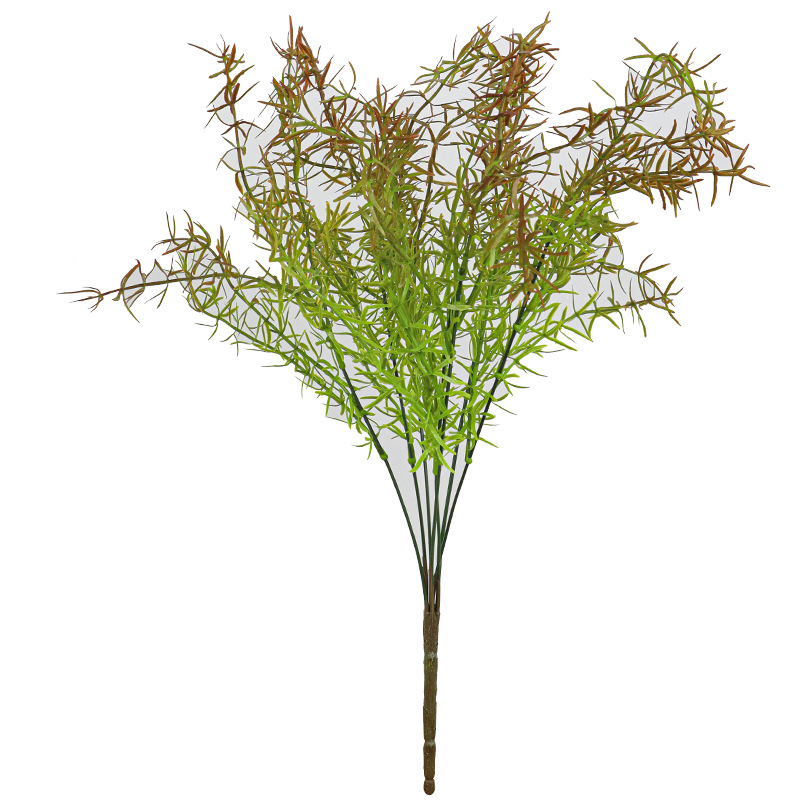 Ferigă artificială cu șapte frunze mari, decor de nuntă și perete vegetal