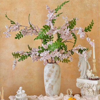 Aranjament floral artificial de înaltă calitate, cu aspect realist, pentru decorul casei, un accent elegant pentru living