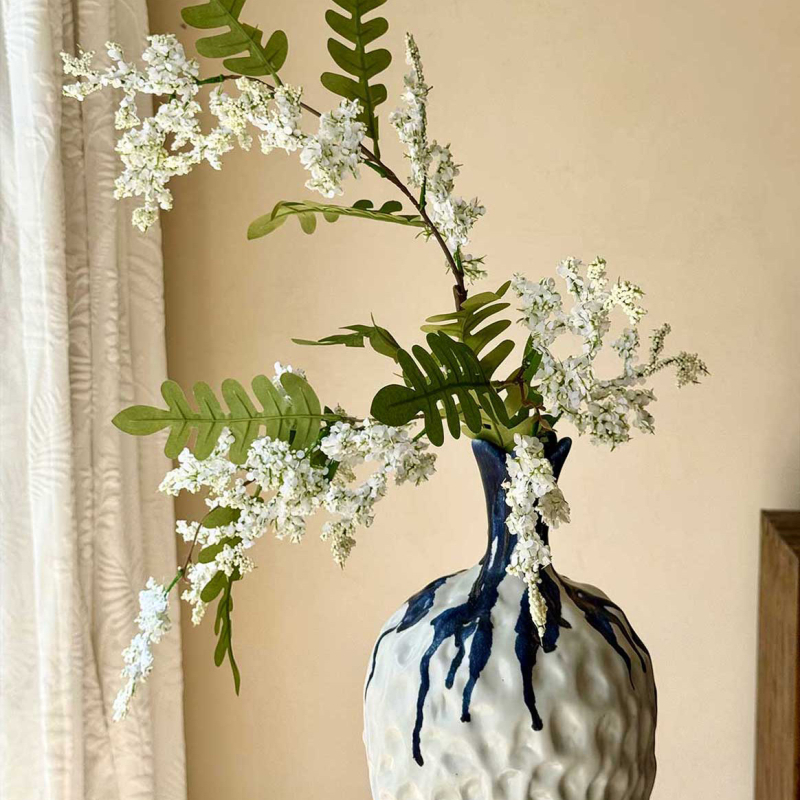 Aranjament floral artificial de înaltă calitate, cu aspect realist, pentru decorul casei, un accent elegant pentru living